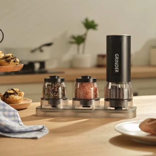 SpiceMaster Pro – USB Rechargeable Electric Salt & Pepper Grinder