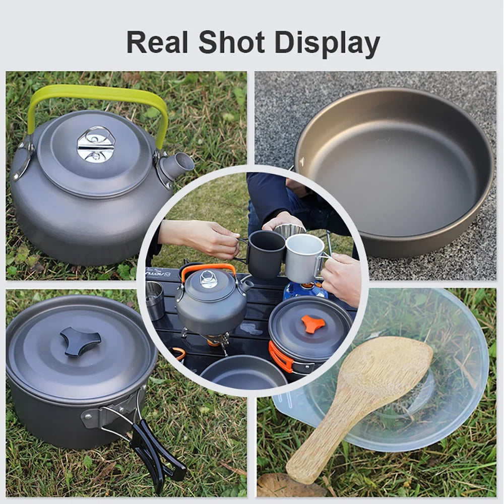 2-3 Person Camping Cook Set – Non-Stick & Portable