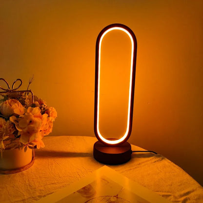 Modern LED Bedside Lamp with Adjustable Light Temperature
