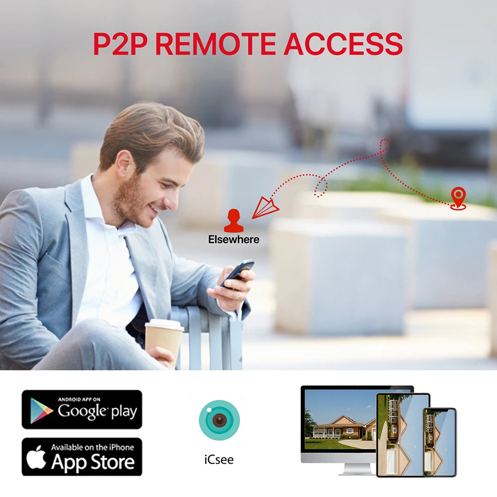 4K Dual-Lens PTZ Security Camera – 8MP HD, AI Tracking & 360° Coverage