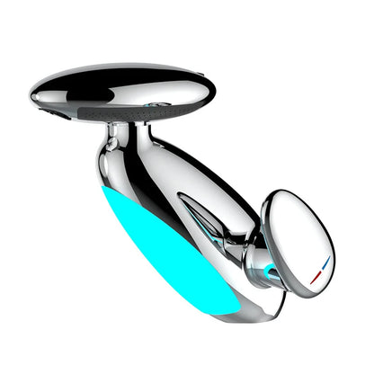 Large LED basin tap, 4 water outlets - hot and cold