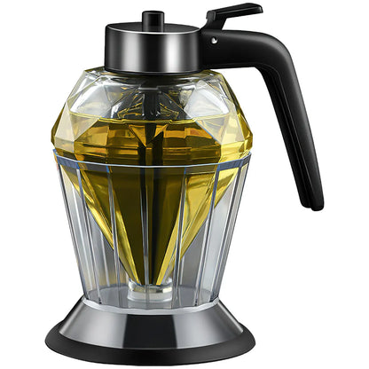 CrystalFlow – Diamond Glass Honey & Oil Dispenser with Stand (200ml)