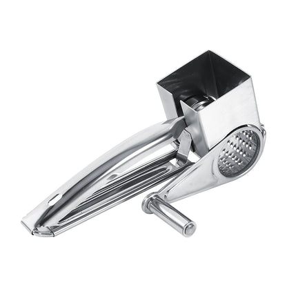 Stainless Steel Rotary Grater for Cheese, Vegetables and More