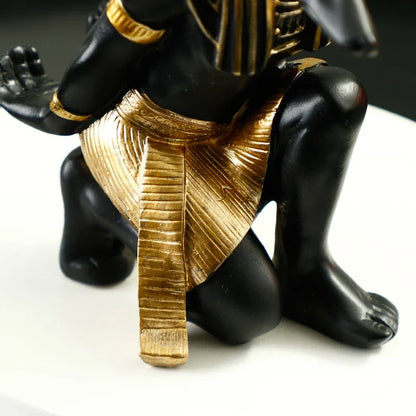 AnubiWine – Egyptian Anubis Wine Holder with Mystical Elegance