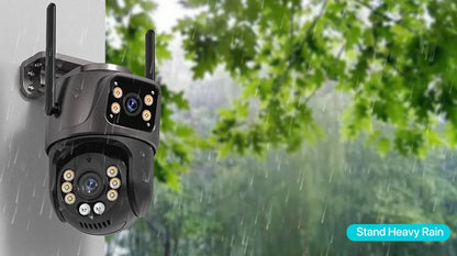 4K Dual-Lens PTZ Security Camera – 8MP HD, AI Tracking & 360° Coverage