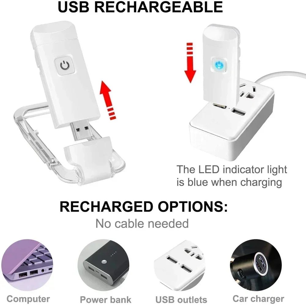 LumiRead – Portable LED Clip-On Book Light