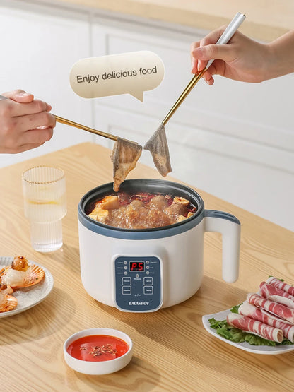 2-in-1 Electric Rice Cooker & Eco-Friendly Steamer