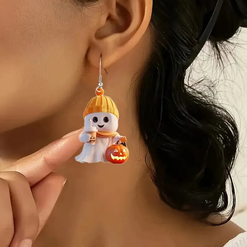 Spooky Charm Halloween Earrings