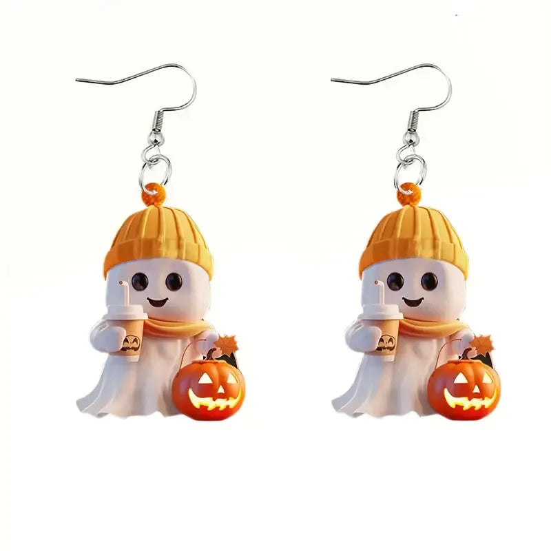 Spooky Charm Halloween Earrings