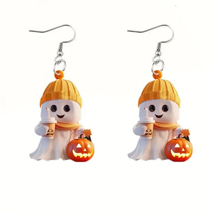 Spooky Charm Halloween Earrings