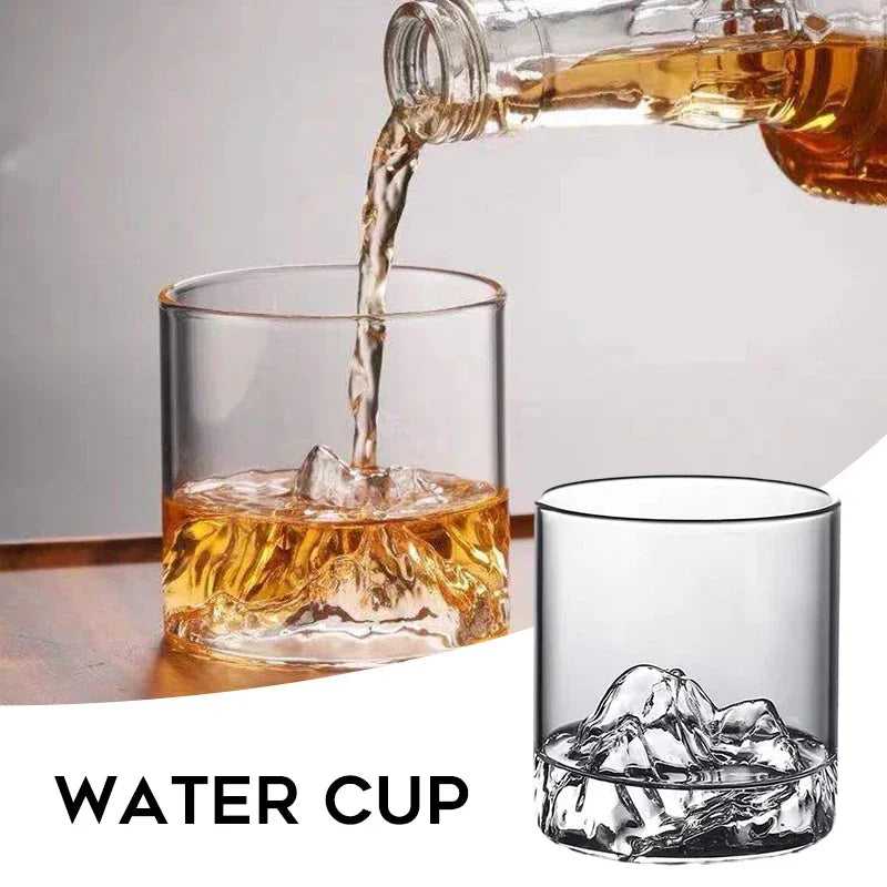 Alpine Vista Mountain Glass Tumbler – 300ml