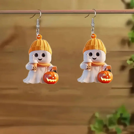 Spooky Charm Halloween Earrings