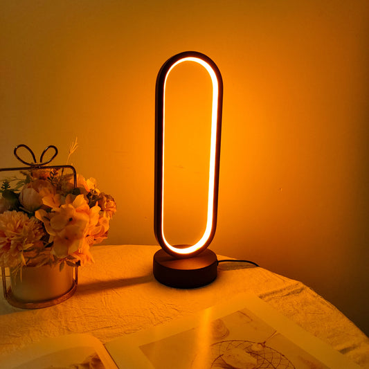 Modern LED Bedside Lamp with Adjustable Light Temperature