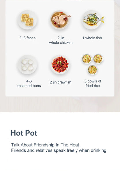 2-in-1 Electric Rice Cooker & Eco-Friendly Steamer