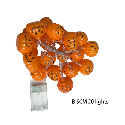Pumpkin Glow Fairy Lights – Halloween LED Decoration