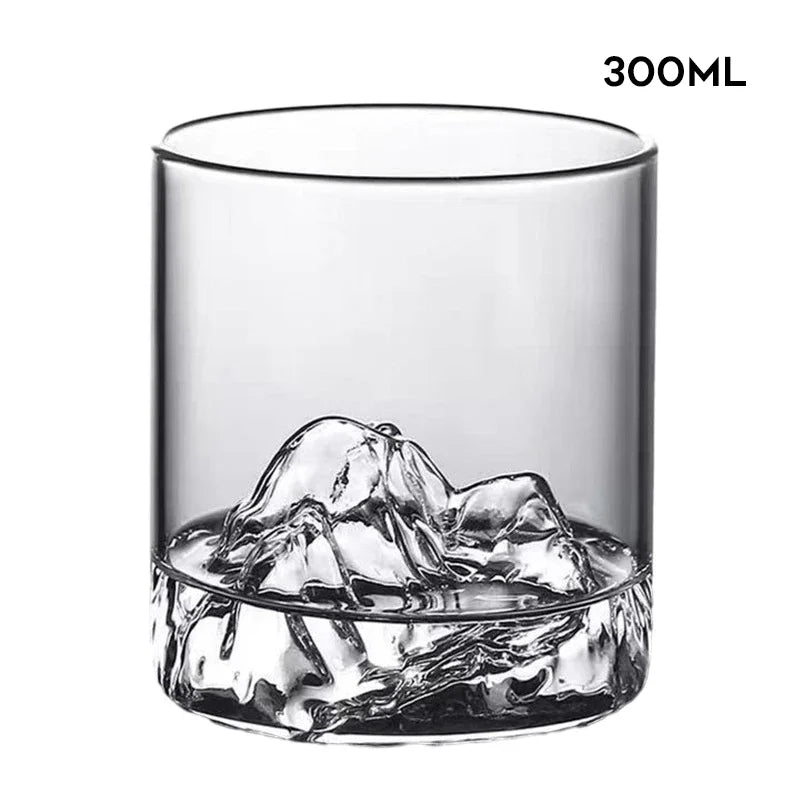 Alpine Vista Mountain Glass Tumbler – 300ml