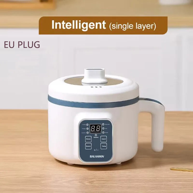 2-in-1 Electric Rice Cooker & Eco-Friendly Steamer