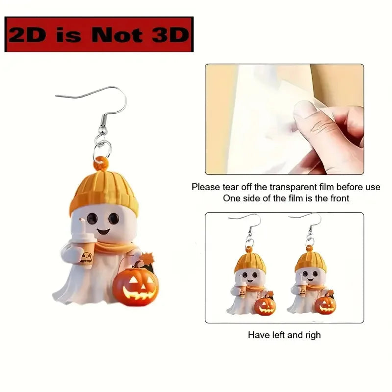 Spooky Charm Halloween Earrings