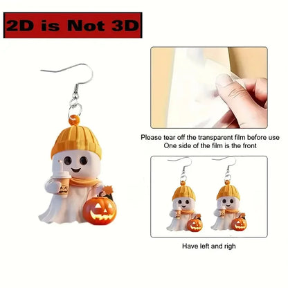 Spooky Charm Halloween Earrings