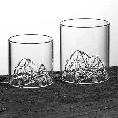 Alpine Vista Mountain Glass Tumbler – 300ml