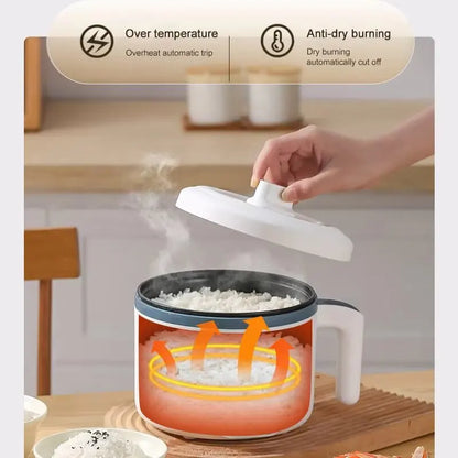 2-in-1 Electric Rice Cooker & Eco-Friendly Steamer