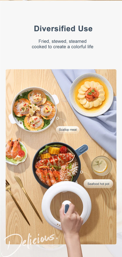 2-in-1 Electric Rice Cooker & Eco-Friendly Steamer