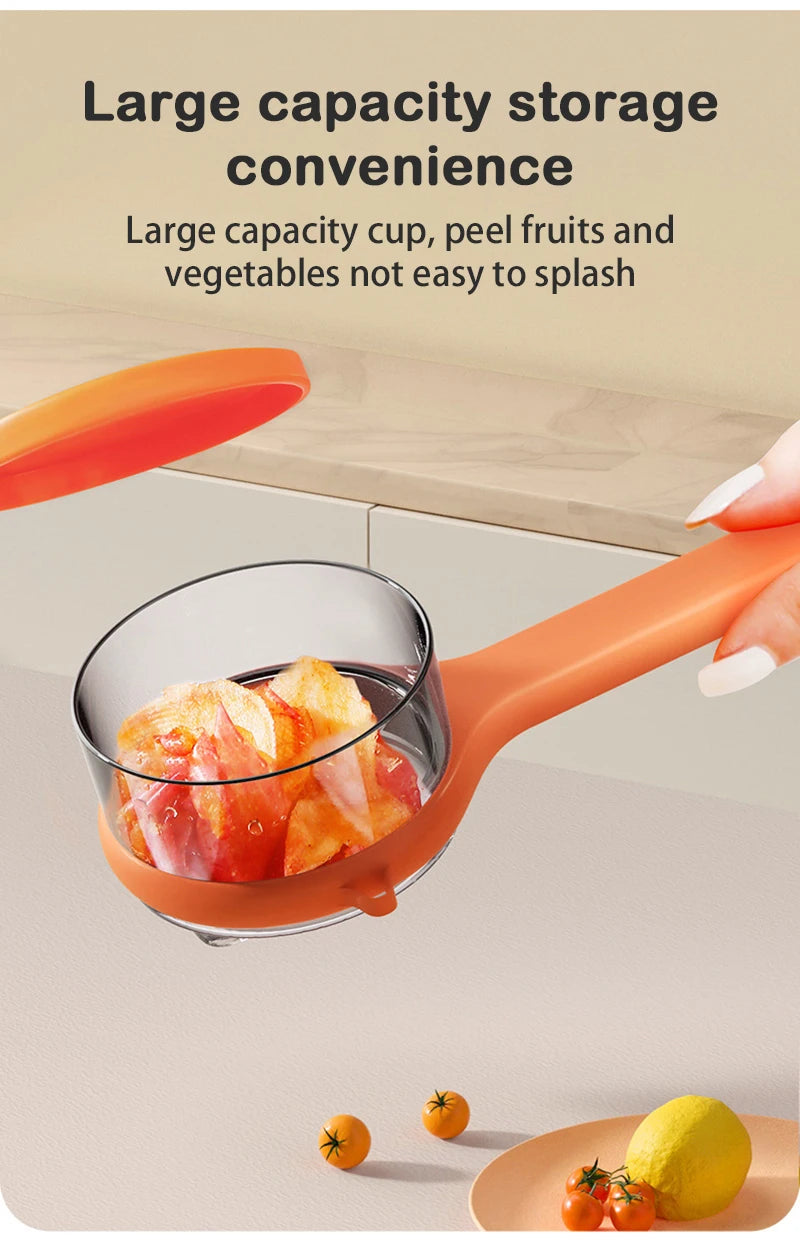 Splash-Proof Peeling Knife – Fast, Mess-Free Fruit & Veg Prep
