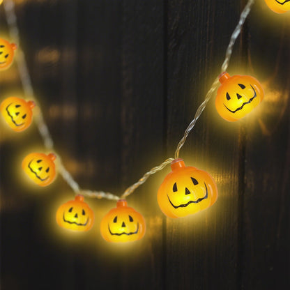 Pumpkin Glow Fairy Lights – Halloween LED Decoration