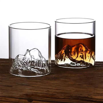 Alpine Vista Mountain Glass Tumbler – 300ml