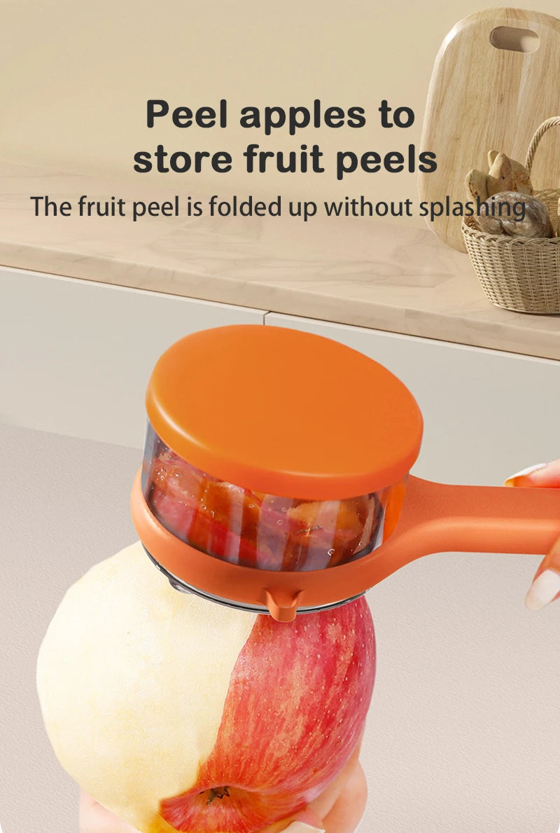 Splash-Proof Peeling Knife – Fast, Mess-Free Fruit & Veg Prep