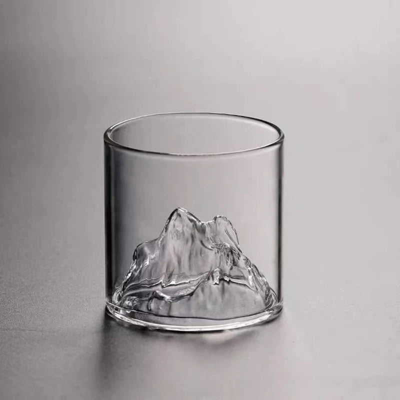 Alpine Vista Mountain Glass Tumbler – 300ml