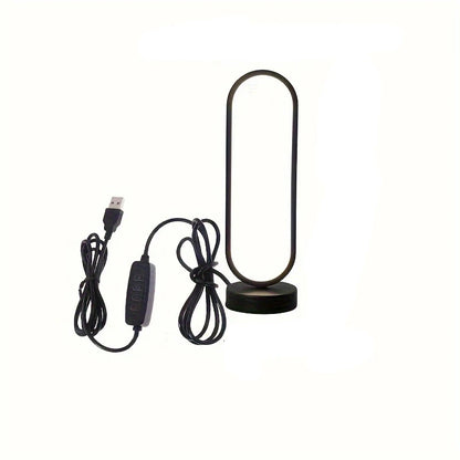 Modern LED Bedside Lamp with Adjustable Light Temperature