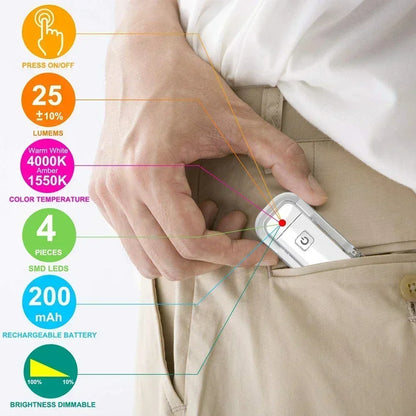 LumiRead – Portable LED Clip-On Book Light