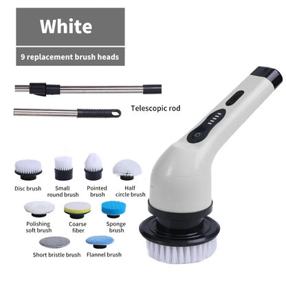 PowerClean 9-in-1 – Multi-Purpose Electric Spin Scrubber