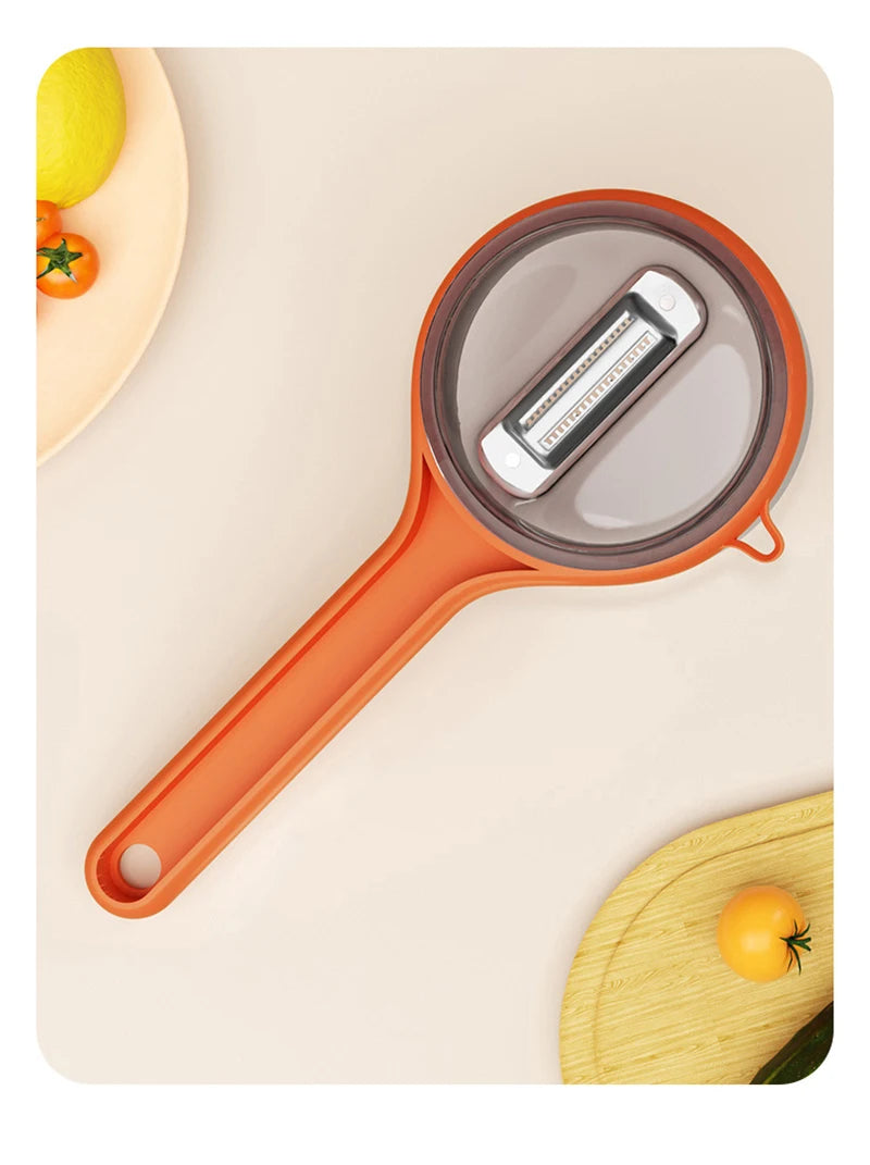 Splash-Proof Peeling Knife – Fast, Mess-Free Fruit & Veg Prep