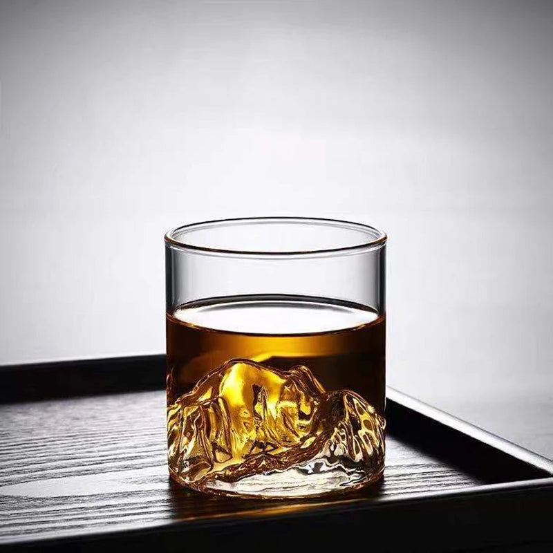 Alpine Vista Mountain Glass Tumbler – 300ml