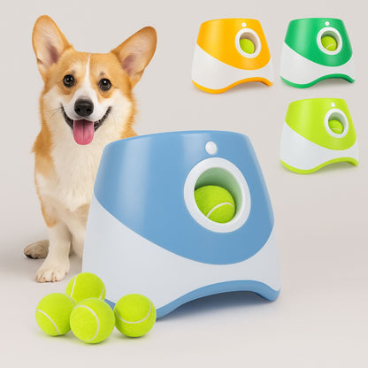 Automatic Interactive Ball Launcher Pet Toy